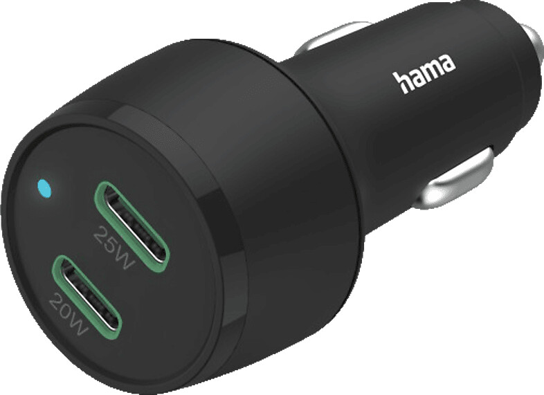 Hama Kfz-Ladegerät mit mehrfach/dual USB Schwarz