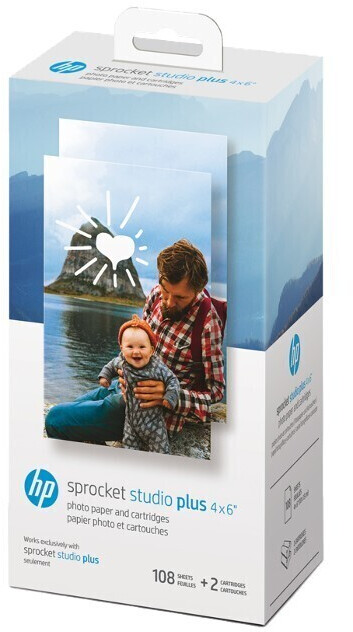 HP Cartouches Sprocket Studio + papier photo (4KK83A) au meilleur