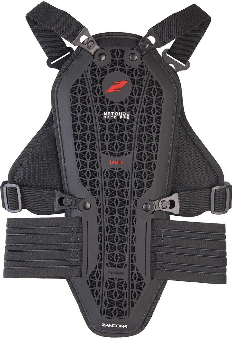Zandona Netcube Armour X9 Kids Back Protector black