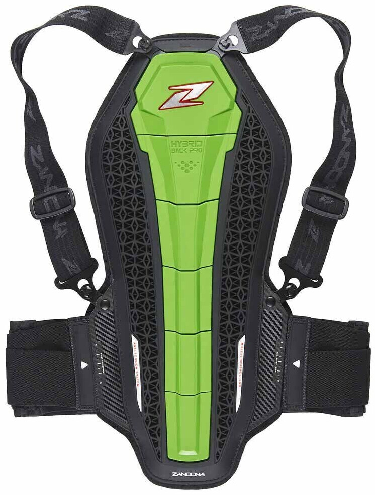 Zandona Hybrid Pro Rs X6 Back Protector green