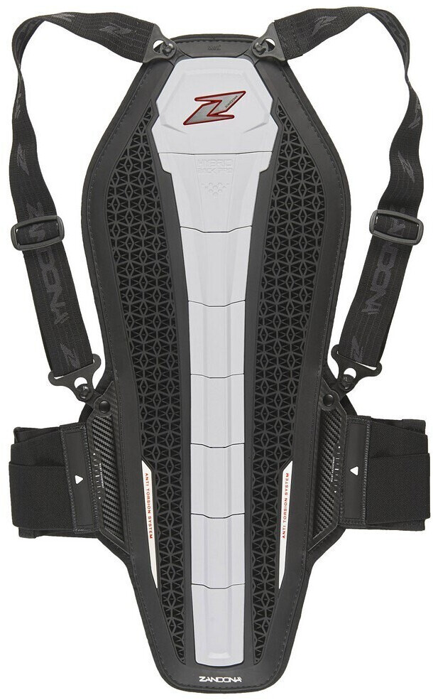 Zandona Hybrid Pro Rs X8 Back Protector white