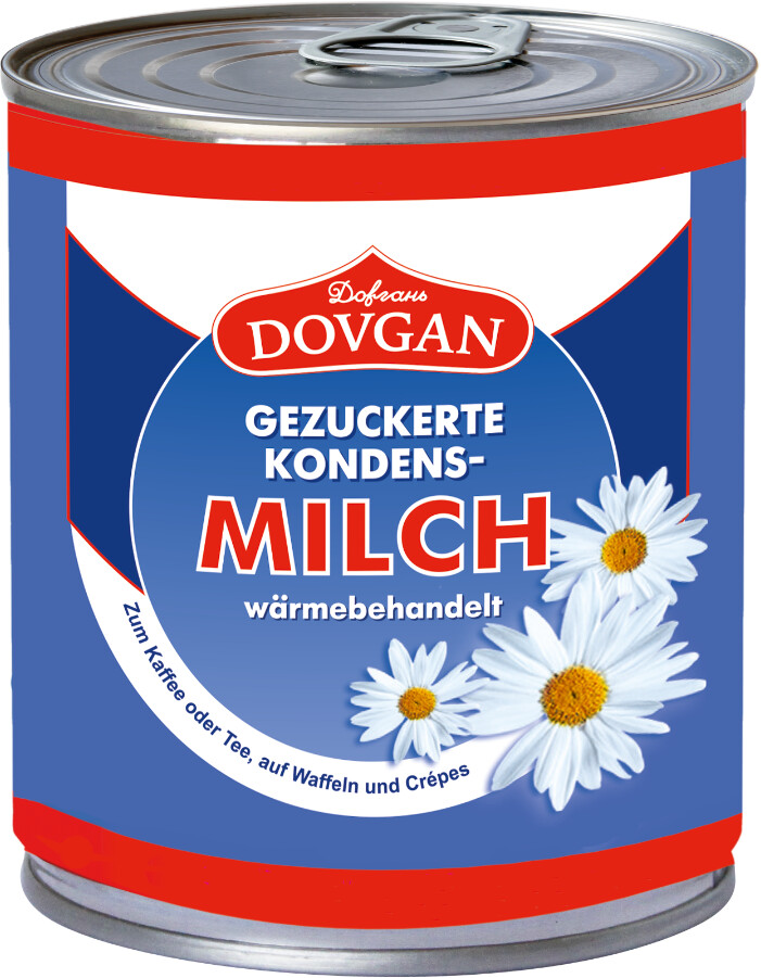 Dovgan Gezuckerte Kondensmilch 8,5 Fett dickflüssig (370g) ab 1,79