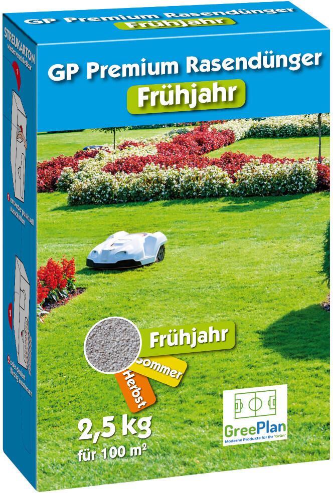 GreenPlan GP Premium Frühjahr Rasendünger 2,5kg ab 19,94