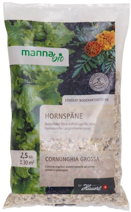 Manna Bio Hornspäne 2,5kg ab 9,99 € Preisvergleich bei idealo.de