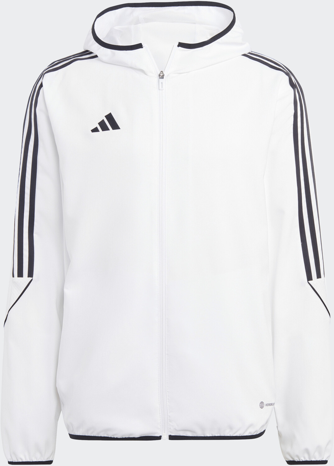 Adidas Men Tiro 23 League Athletic Jacket White Windbreaker Top Jackets  HZ9068