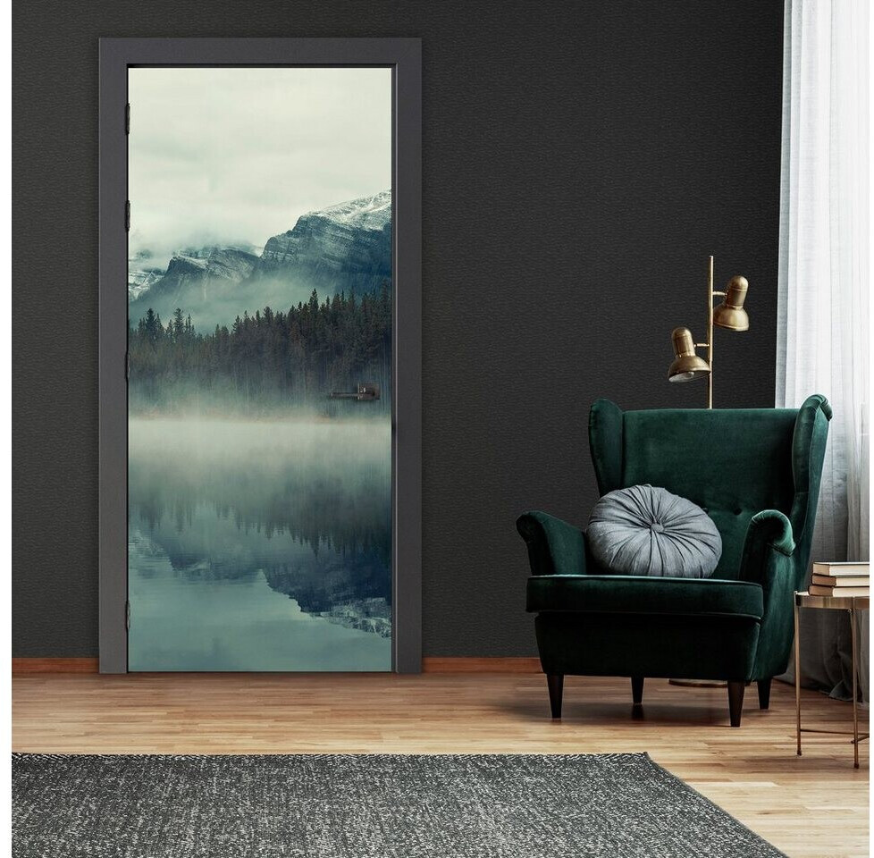 Autocollant Mural 3D Effet Forêt/montagne, Déco Abnehmbare (amovible), Motif Romy, Neuf