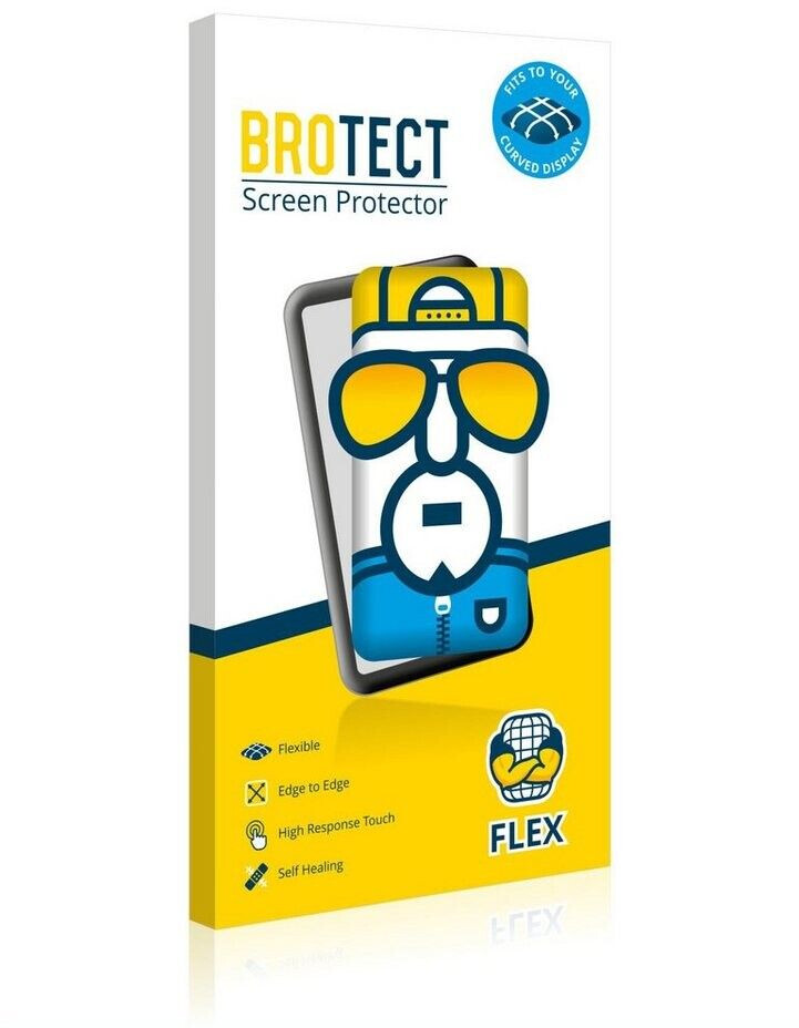 BROTECT Full-Cover Schutzfolie für Gigaset COMFORT 550, Displayschutzfolie,  2 Stück, 3D Curved klar