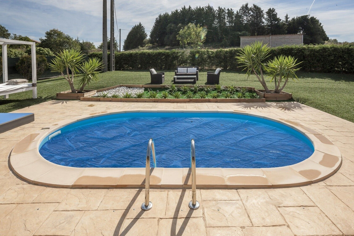 Gre Summer cover for oval pool CVPE700