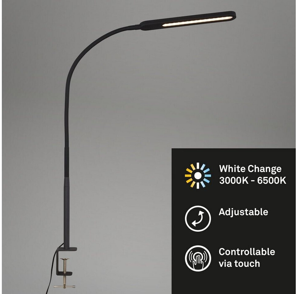 | Metall-Kunststoff Dimmbar ab LED schwarz 8 W Preisvergleich Klemmlampe CCT 54,95 Briloner bei Klemmleuchte €