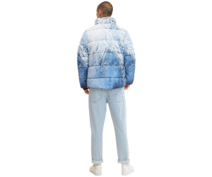Tom Tailor Pufferjacke mit Stehkragen - REPREVE Our Ocean (1032482-30517)  blue white mount design ab 57,36 € | Preisvergleich bei