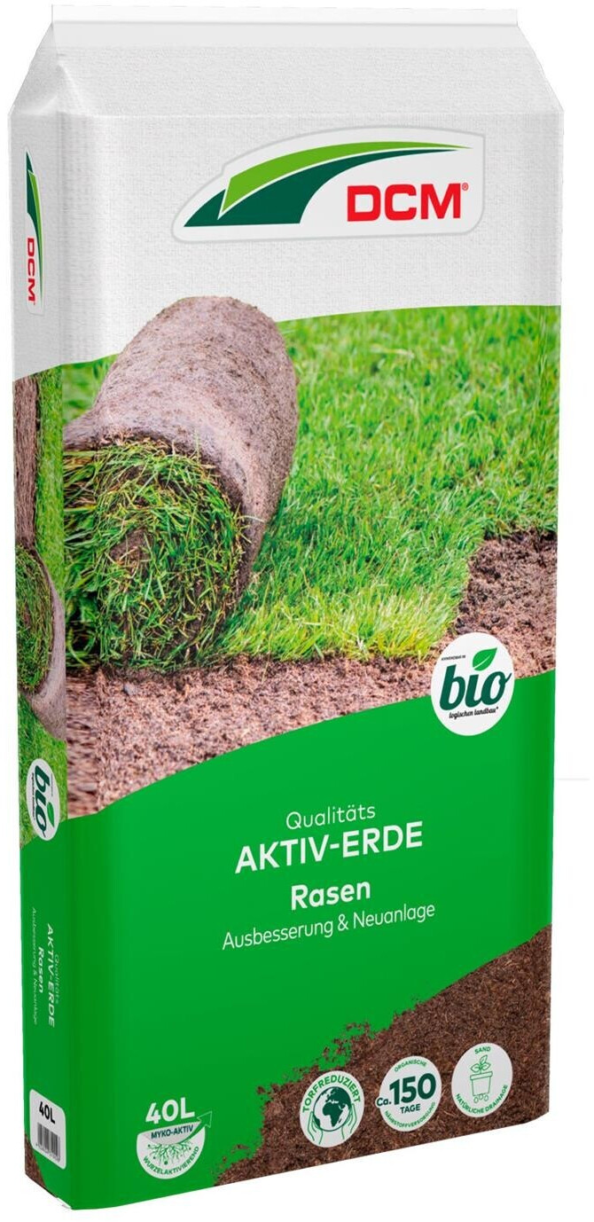 CUXIN DCM AktivErde Rasen (auch Rollrasen) 40L ab 16,99