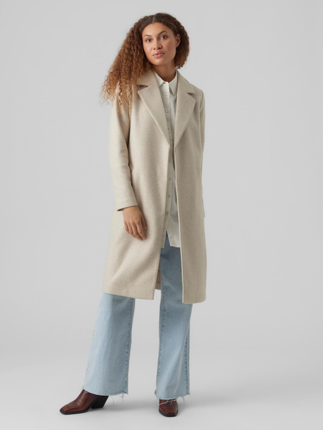 Vero Moda Vmfortuneaya Long Coat Noos (10278330) oatmeal