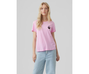VERO MODA Vmfira Francis SS Top Box Jrs Ga - T-Shirt Donna In Cotone Morbido - Casual Chic