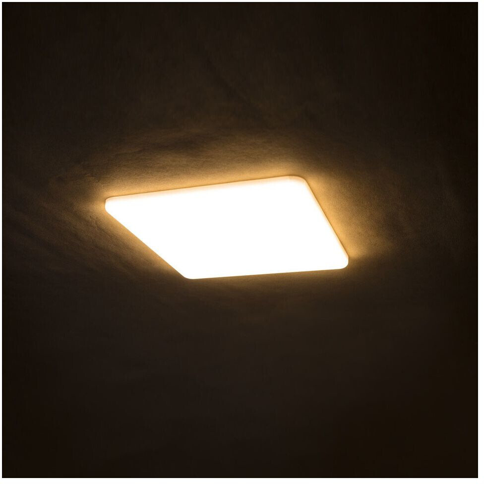 HEITRONIC LED Panel – 184x184 Mm, Warmweiß 3000K, Integrierte LEDs, Energieklasse A