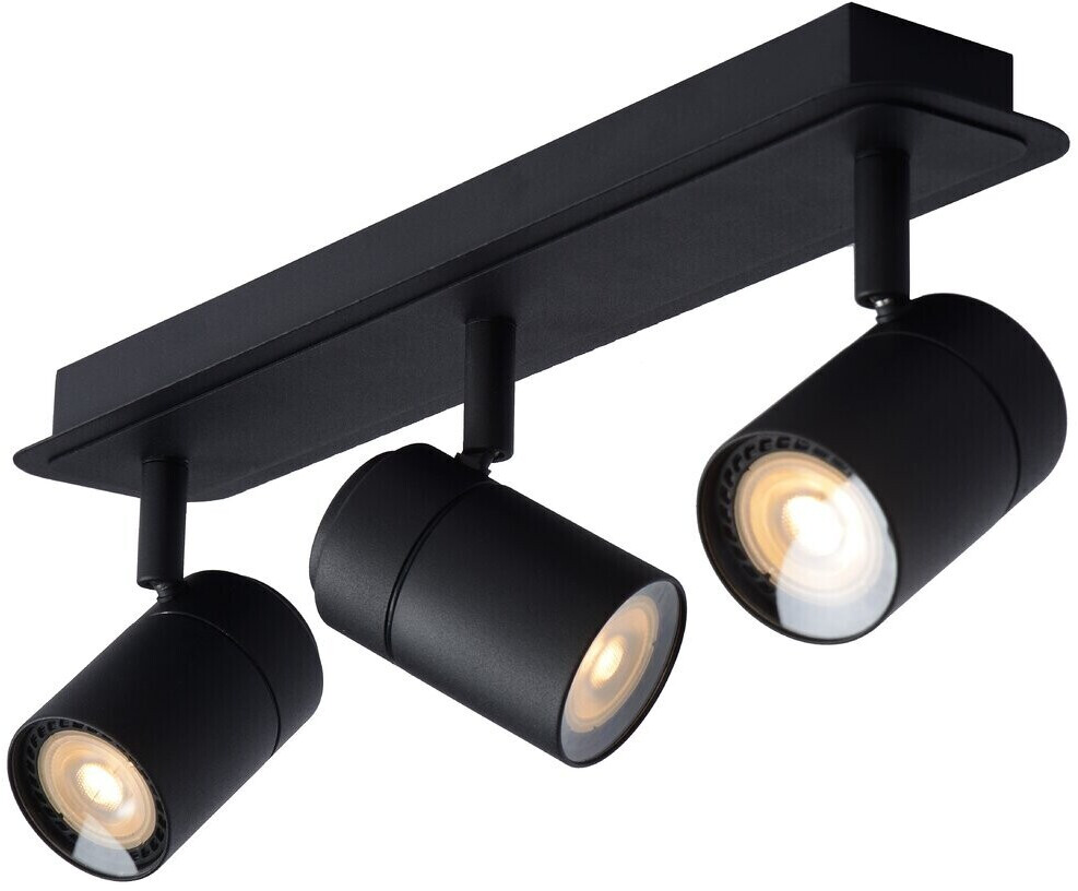 Lucide LED Deckenstrahler Lennert aus Metall 3x5W GU10 IP44 3-flammig  schwarz ab 78,25 € | Preisvergleich bei | Deckenstrahler