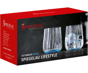 Spiegelau LifeStyle Trinkglas - 2er-Set - ocean - 2er-Set: 340 ml -  8,3x8,3x9 cm ab 12,20 € | Preisvergleich bei