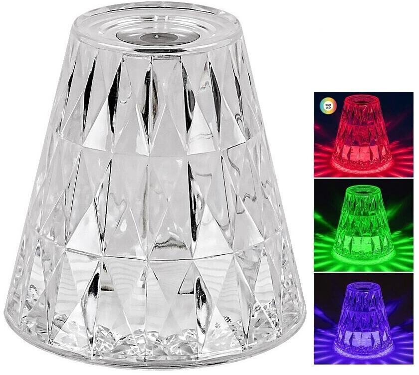 Rabalux 76004 Dimmable and rechargeable LED RGB table lamp SIGGY LED/2W/5V 3000K