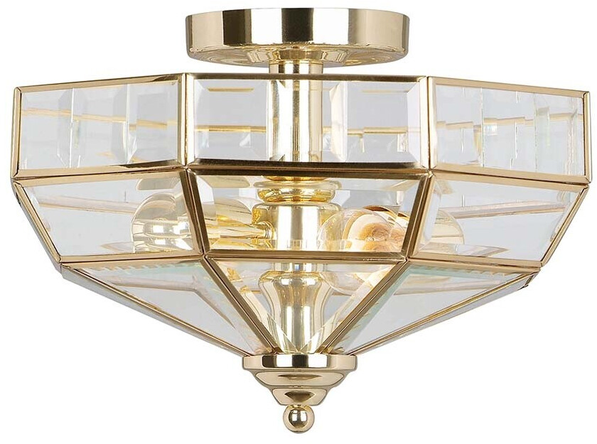 Elstead Lighting OLD-PARK-PB ceiling light OLD PARK 2xE27/60W/230V gold Plafón