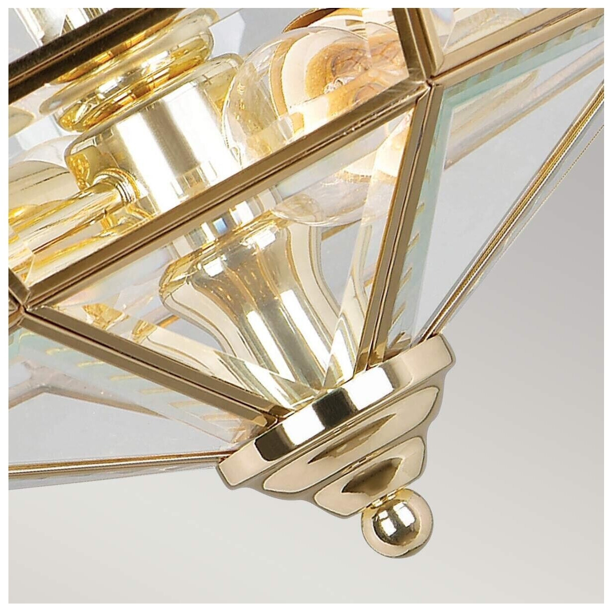 Elstead Lighting OLD-PARK-PB ceiling light OLD PARK 2xE27/60W/230V gold Plafón