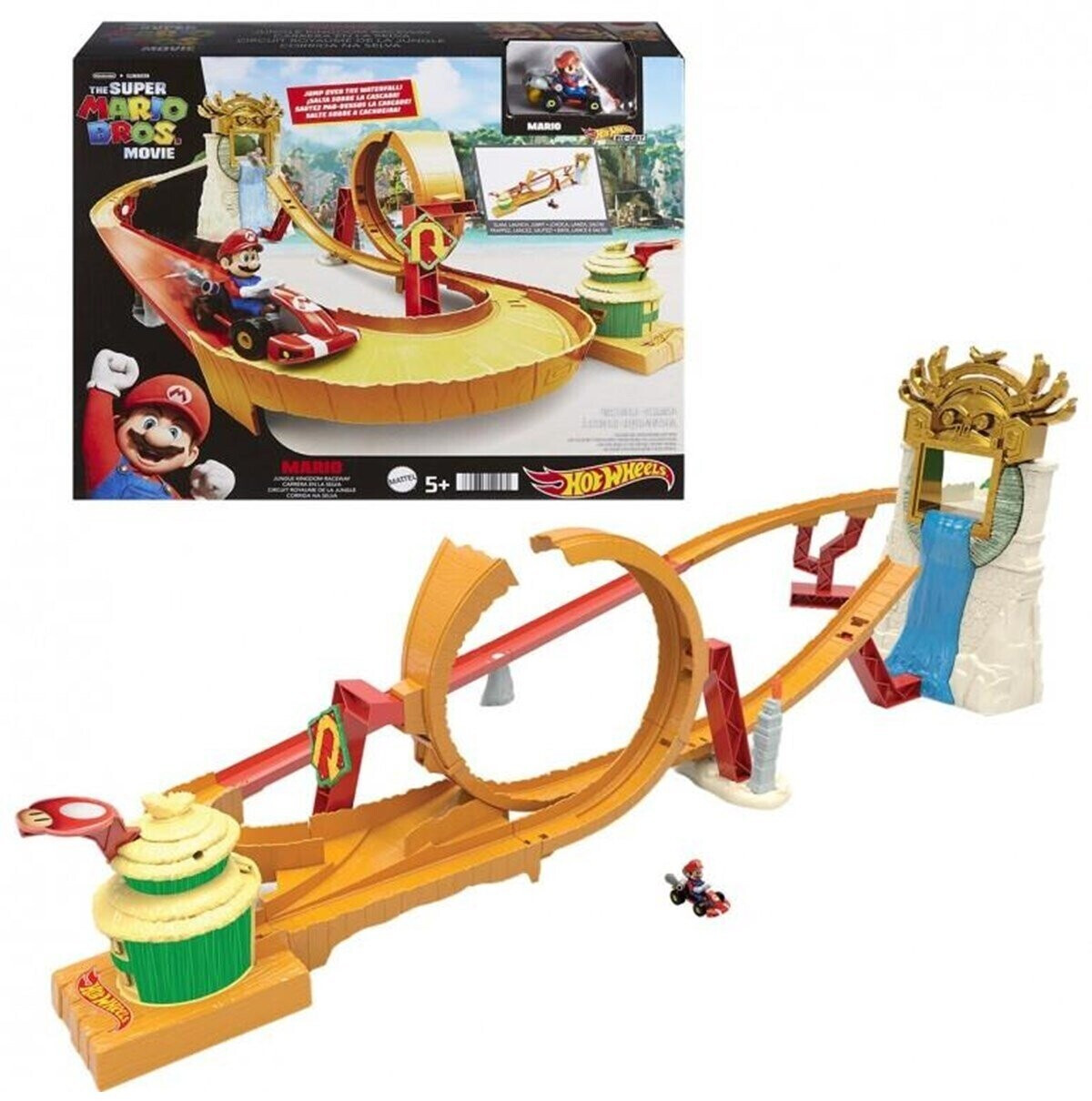 Hot Wheels Mario Bros Kong Island Track Set HMK49 Les Soldes arrivent le 8 janvier 2025 idealo