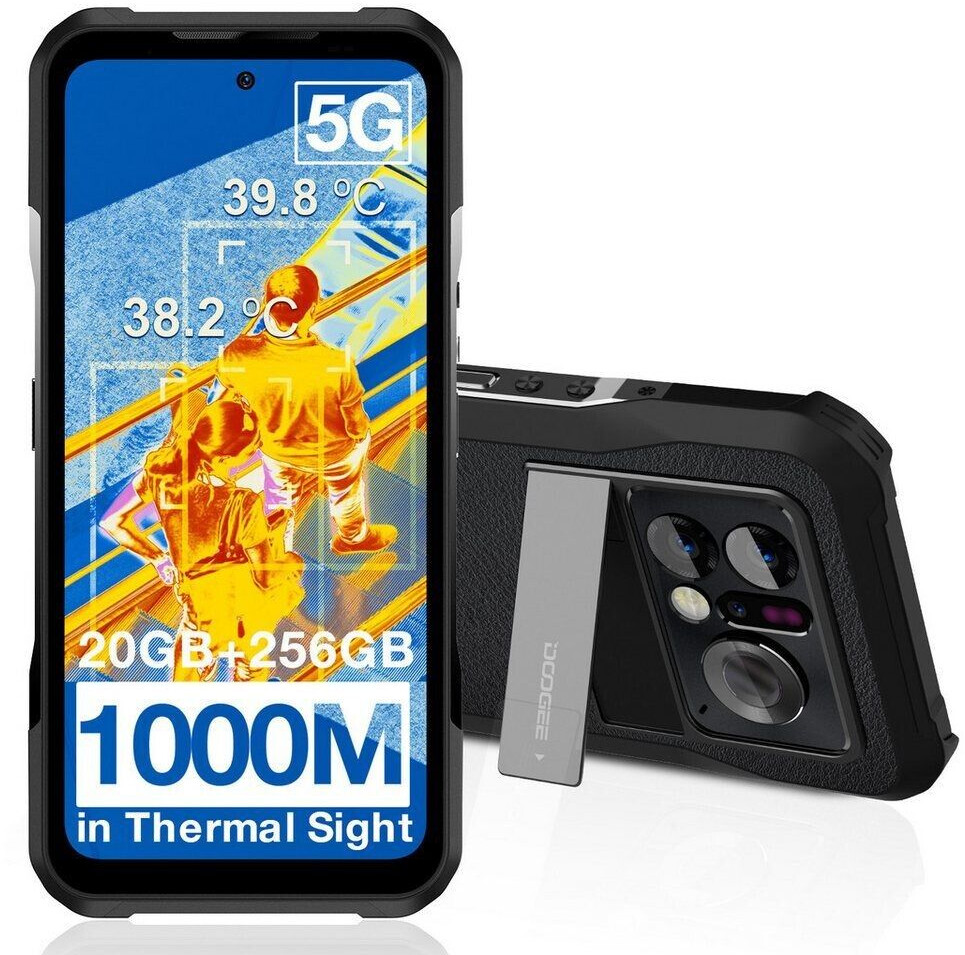 Cover Portafoglio In Pelle Per Doogee V20 Pro Ultra - Custodia In TPU Con Design Skin (Nero) - 3