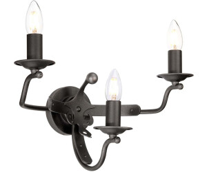 Elstead Lighting Windsor Wandleuchte E14 3-fach Graphit Made in UK Wandleuchte