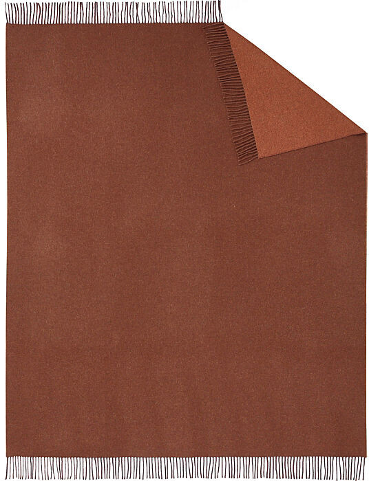 Biederlack Schurwolle/Kaschmir Plaid braun-beige 150x200 cm ab 159,00 € |  Preisvergleich bei