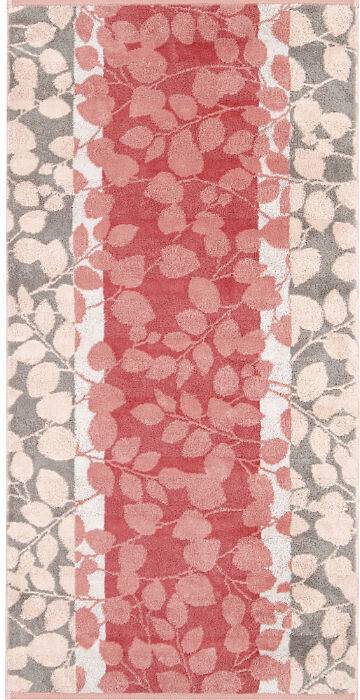 Cawö Walk-Frottier Handtuch Noblesse Harmony - Floral rot 50x100 cm ab  16,16 € | Preisvergleich bei