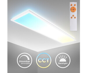 B.K.Licht LED Deckenleuchte dimmbar Panel € bei | indirektes Licht CCT 24W Wohnzimmer weiß flach 34,99 ab Preisvergleich