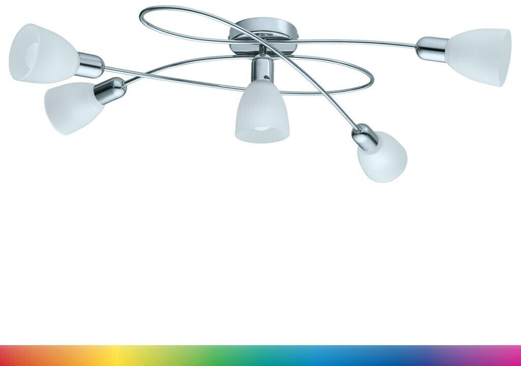 Lampe 75356 € mit F] Spot ab Eglo 5-flammig | Farbwechsel 37,50 [EEK: bei E14-LED Deckenleuchte Preisvergleich