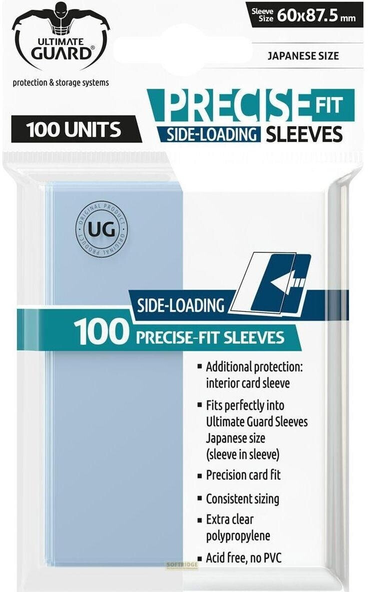 Ultimate Guard Precise-Fit Side-Load Japanese Card Sleeves (60x87.5mm) - 100 Pack
