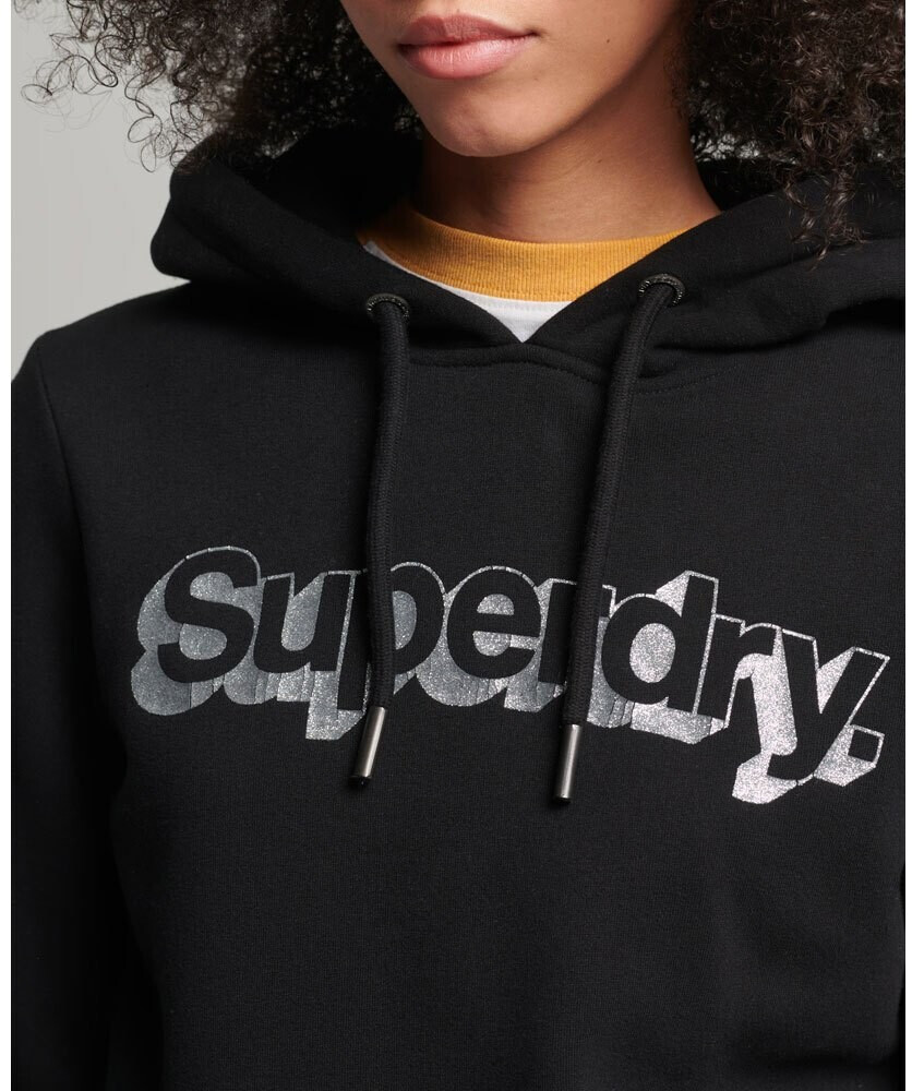 Superdry Vintage Cl Metallic Hoodie (W2011377A) black