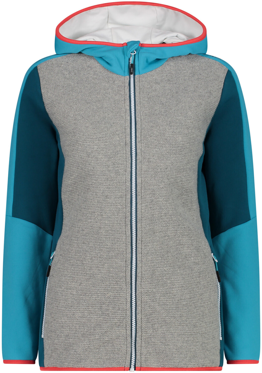 CMP Woman Jacket Fix Hood (32M2086) lagoon