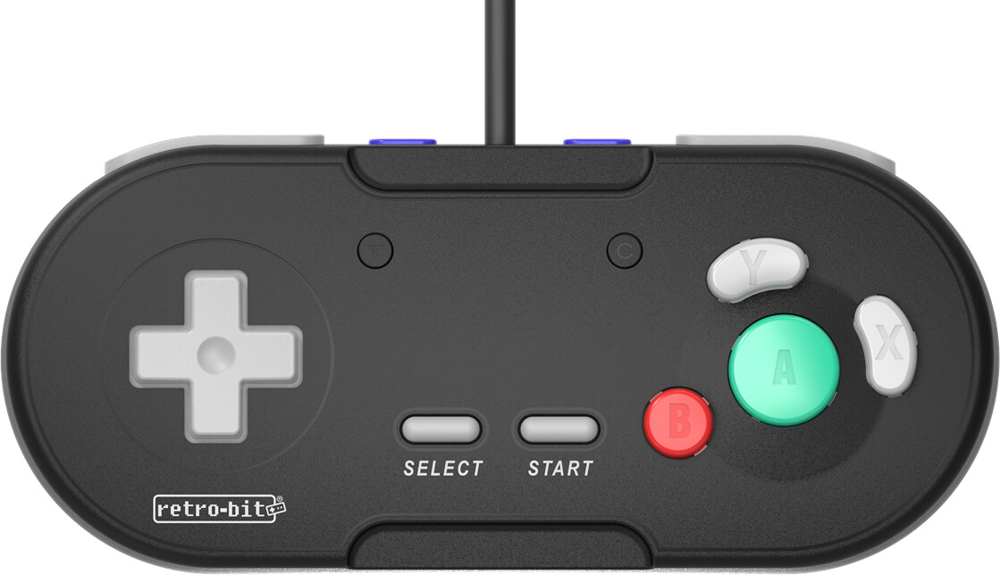 Retro Bit Legacy GC Wired Controller Black