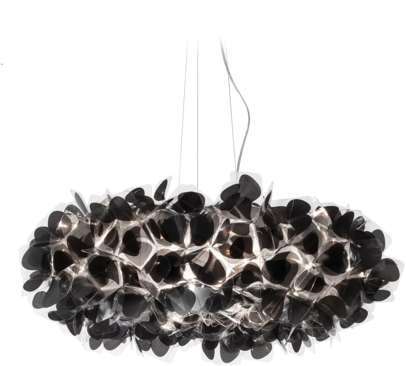 Slamp Clizia Mama non Mama Suspension Large Ø78 cm black clear