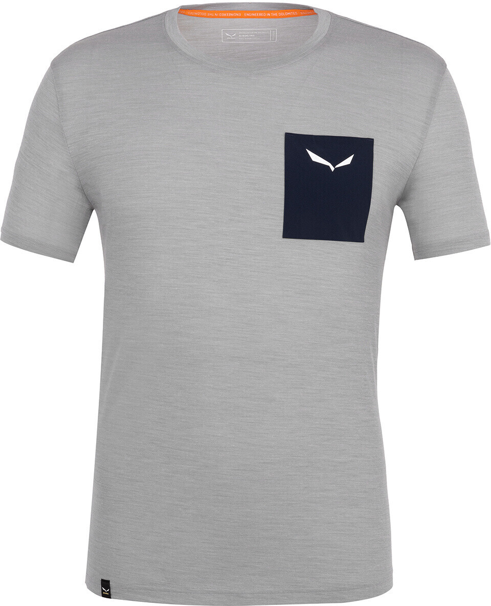 Salewa Pure Logo Pocket Merino T-Shirt