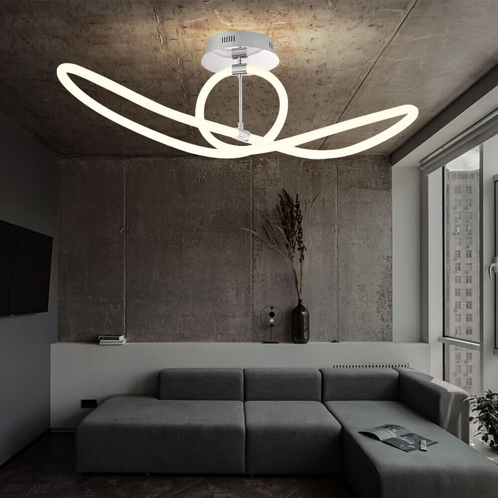Wofi Deckenlampe dimmbar Fernbedienung LED Deckenleuchte 2900-6000K  Wohnzimmerlampe ab 49,79 € | Preisvergleich bei