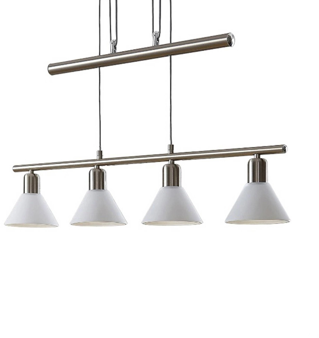Lindby Suspension lamp on a cord DELIRA 4xE14/40W/230V Matt chrome