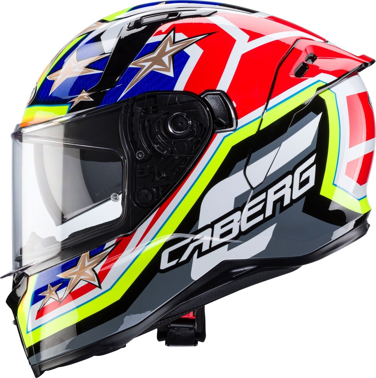 Caberg Avalon X Track Red/Blue/Yellow