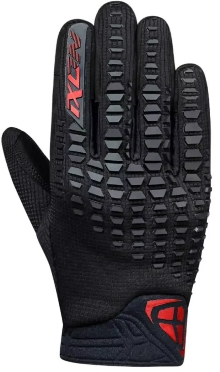 IXON Gants Oregon noir/rouge