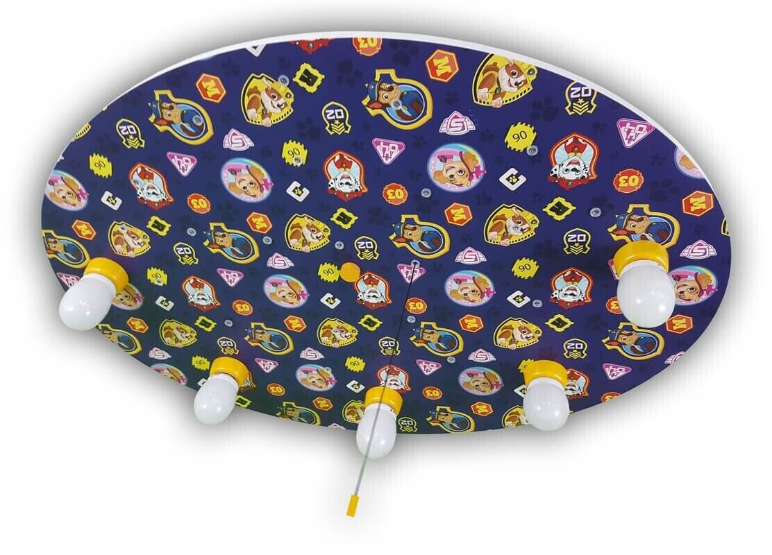 Niermann Paw Patrol LED ceiling light 5x E14 multicolor, multicolored