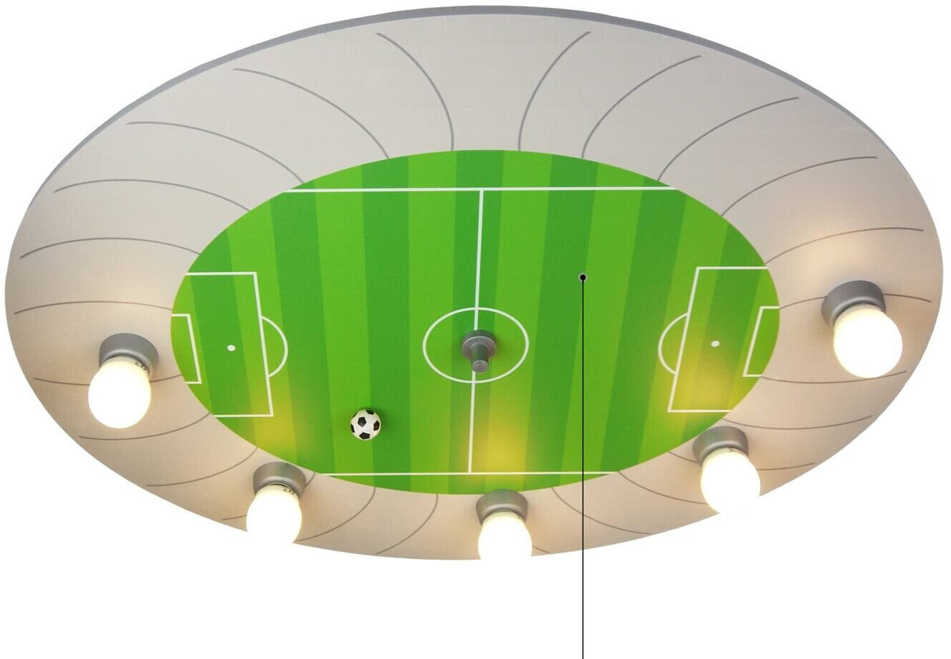 Niermann Fußballstadion LED Deckenleuchte 5fach Grün, ab 149,31 bei E14 Preisvergleich Amazon | Silber € Alexa