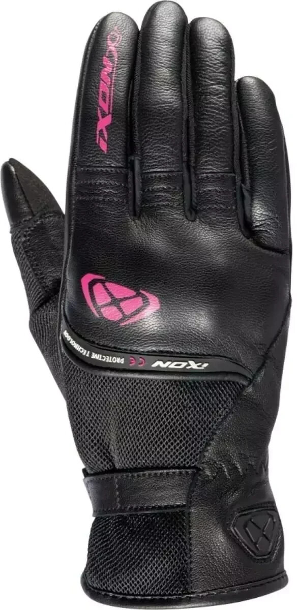 Photos - Motorcycle Gloves IXON RS Shine 2 Lady Gloves black/pink 