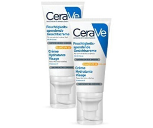 CeraVe Crème Hydratante Visage, 2 x 52ml