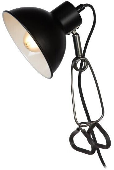 Lucide lampe à pince Moys - noire
