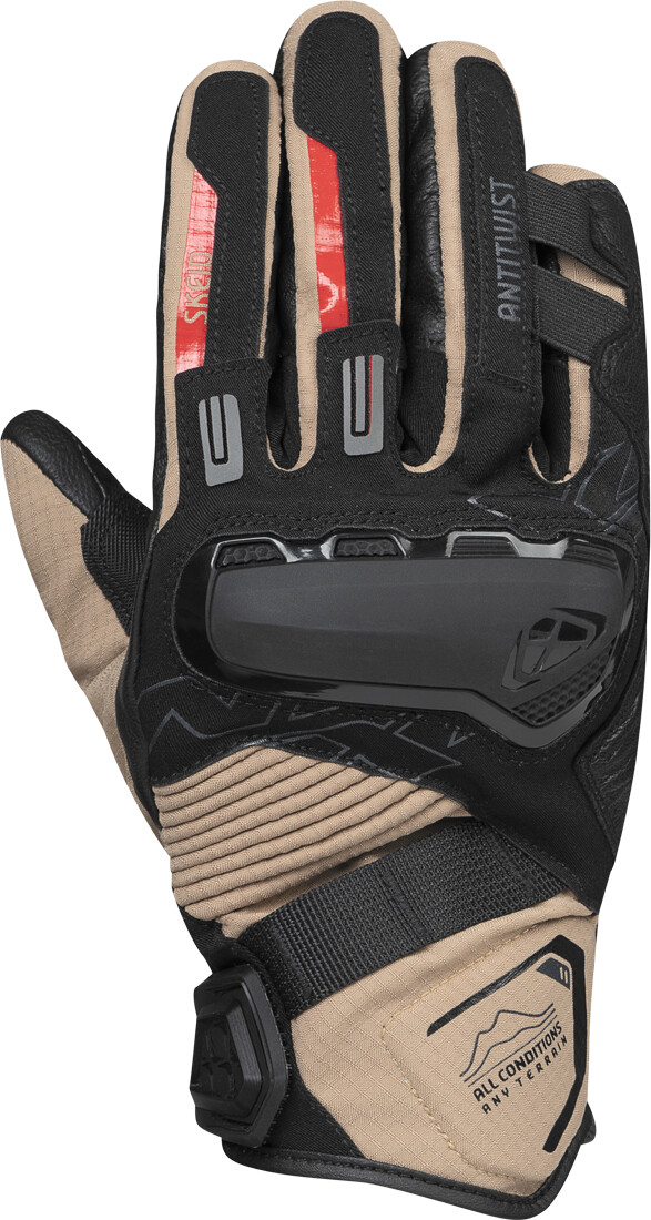 IXON Gants MS Skeid noir/beige