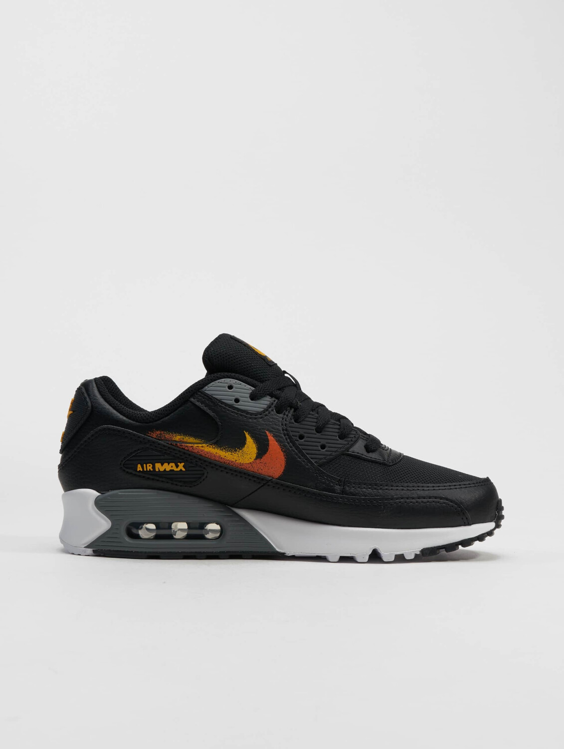 Air max 90 on sale negro con naranja