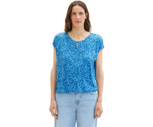 Tom Tailor T-Shirt € blue Preisvergleich design | Raffung (1036771-31746) geo mit 19,99 bei ab