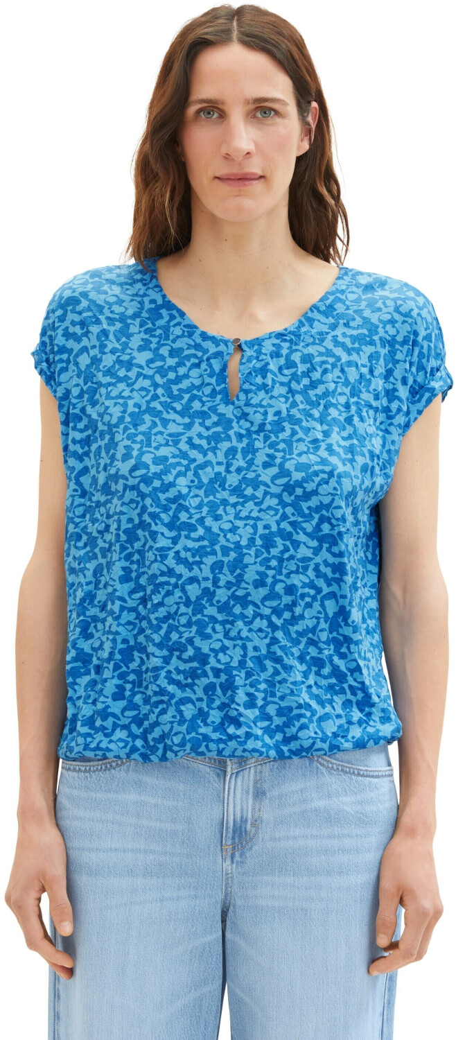Tom Tailor T-Shirt mit blue Raffung bei € ab geo 19,99 (1036771-31746) Preisvergleich | design
