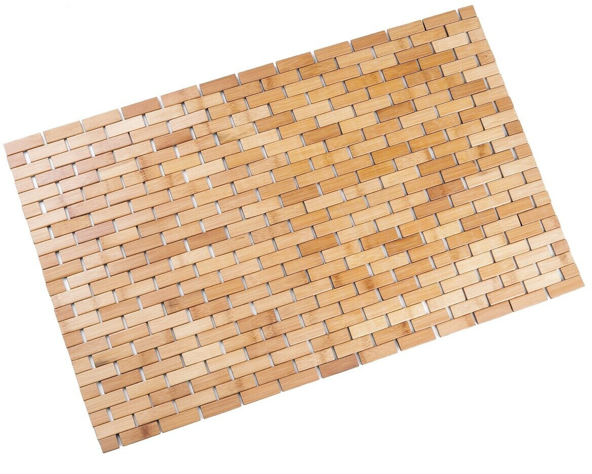 Spetebo Shower mat 50x80 cm bamboo
